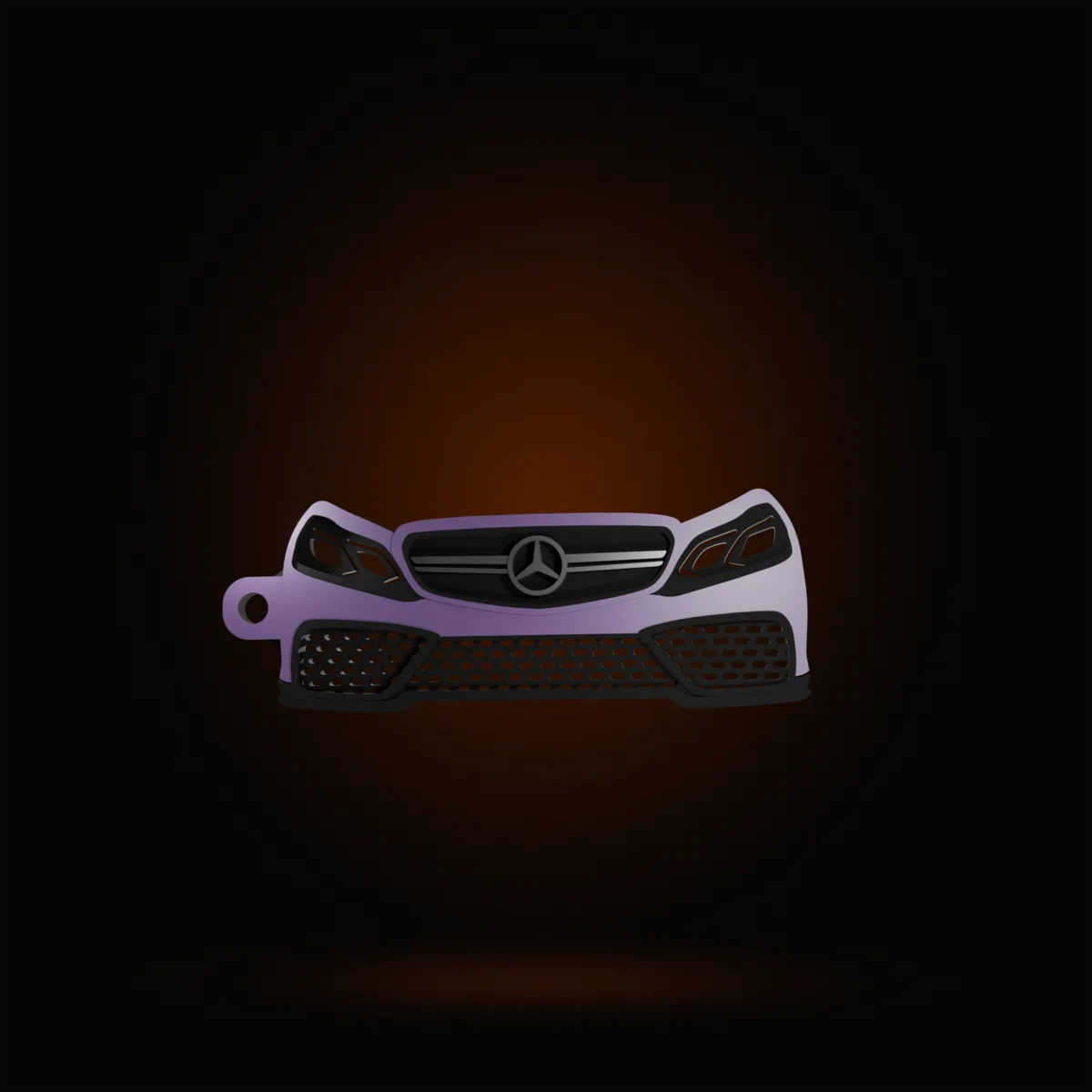Mercedes grille keychain