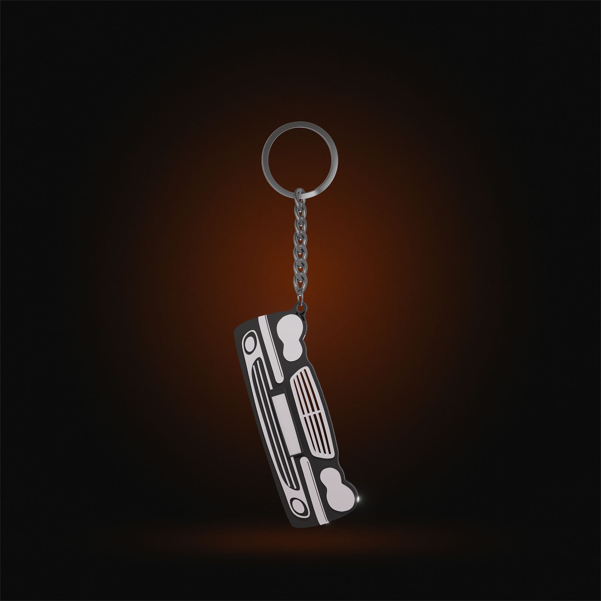 Mercedes W203 Front Keychain 7